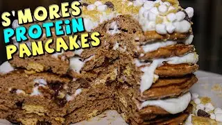 Easy & Healthy S’mores Protein Pancakes