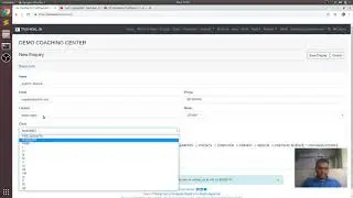 Create New Student Enquiry in Taxheal.in