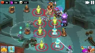 Castle Creeps TD - Chapter 5 Level 20 Undermarket 3 Stars (Without Sentinel)
