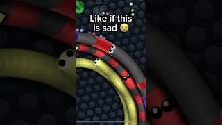 Getting on the leaderboard while being trapped the whole game😭 Slither io