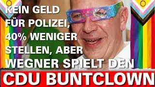 🌈CDU Skandal: Berlin streicht 40% Polizeistellen, aber feiert sich auf dem CSD Regenbogen-Event