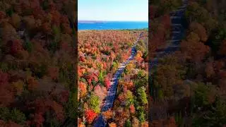 Door County Fall Colors 🍂 Curvy HWY 42 🍁 Washington Island Ferry ⛴️
