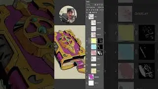 How to design a fantasy prop - layer overlook