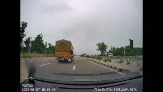 Delhi Panipat 8 Lane Expressway - Trucks can't keep to left lane, Need National Highway Patrol Force