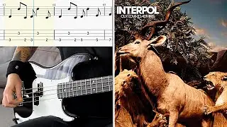 Interpol &ndash; Pioneer To The Falls BASS COVER with TABS (Insane GROOVE! 😤)