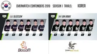 [KR] BlossoM vs BM Hawk (Part 2) | OWC 2019 S1 Trials: Korea