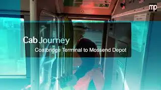 CAB JOURNEY - HEATHER WAUGH IN FREIGHTLINER LOCO 90045 - COATBRIDGE TERMINAL TO MOSSEND DEPOT
