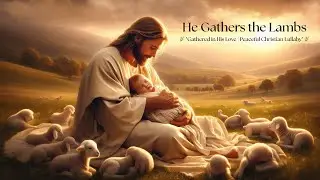 Christian Lullaby For Babies ♱ He Gathers the Lambs 🙏💕 Gentle Bedtime Prayer Song | Sleep Instantly
