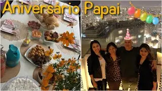 Aniversário do papai: Café da manhã em casa e jantar no Terraço Itália.