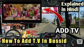 how to add TV/LCD in bus simulator Indonesia /Bus simulator Indonesia mein TV / LCD lagane ka tarika