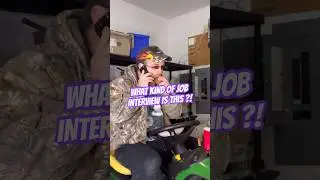 What kind of job interview is this ?! #comedyvideo #humor #construction #work