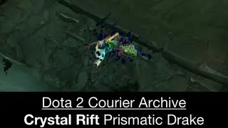 Dota 2 Courier: Unusual Prismatic Drake (Crystal Rift)