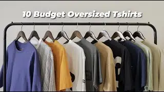 10 BUDGET OVERSIZED AND RELAXED FIT TSHIRT FOR MEN | OVERSIZED TSHIRT HAUL 2023 | LATEST TREND