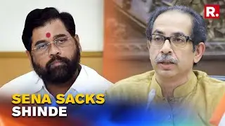 BJP Neta Present With Rebel MLAs At Surat Hotel As Sena Sacks Shinde As Legislative Party Leader