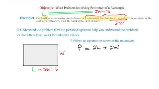 Unit 6   Word Problems   Involving Perimeter