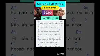 Tocando Eu S&oacute; Quero Adorar 🎸E-book com +170 cifras gospel simplificadas 👉 88 99465-9564