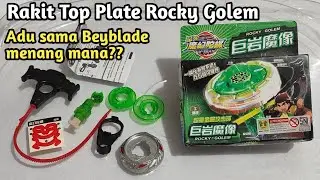 Cara Rakit Gangsing Top Plate Rocky Golem // Ditandingin dengan Beyblade mana yang menang?