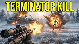 DayZ Banovfrost killing Terminator with 12.7 mm sniper and High explosive shell :)