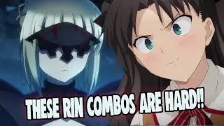 HOLY DAMN RIN COMBOS ARE HARD!! | Fate Unlimited Codes Rin & Saber Alter Combos