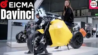 Davinci Motorcycles on display at EICMA Milan Motorcycle Show 2022