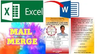 LEARNERS' ID: HOW TO MAIL MERGE?