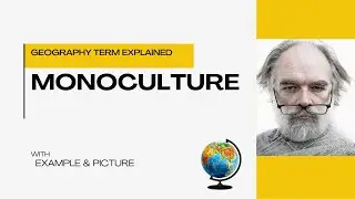 Monoculture: term pronunciation, define, explain with example. pictures I #Monoculture I #geography