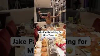 Jake Paul is bulking for Mike Tyson 😂
