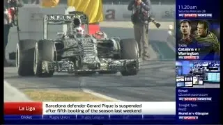 2015 #F1 Pre Season testing - Barcelona Test 2- Day 3 (Sky Sports News Reports)