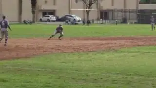 Diego Armas makes play from Shorstop