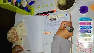 Study Planner get ready for new semester. Schedule, to do list, assignment, habit plan, achievement