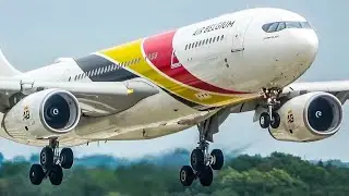 AVIATION REVIEW OF YEAR 2024 - DUS EDITION - Airbus A380, B747, A330, C130, C17 ... (4K)