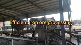Efficient Iron Ore Processing: Ball Mill & Magnetic Separation System