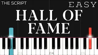 The Script - Hall Of Fame | EASY Piano Tutorial