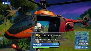 Fortnite_solo win no shots fired Dance at 5 colored bridges