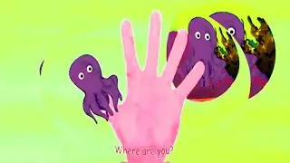 Wow Ocean Animals Finger|| Octopus 🐙 Funny Songs!! (Color+pitch)