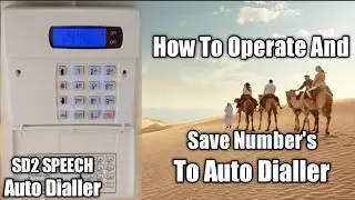 How to operate and save numbers to auto dialer Model; Sd2 Speech auto dialer by; Eaton