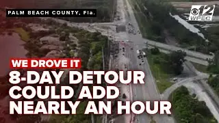 Northlake Boulevard closure explained: Detour adds 57 minutes to drive time