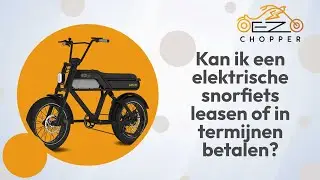 Kan ik een elektrische snorfiets leasen of in termijnen betalen?