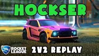 hockser Ranked 2v2 POV #21 - hockser & Extra VS Lj & Aiipa - Rocket League Replays