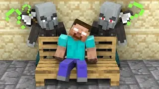 Херобрин сбегает от Поборника — Minecraft Animation