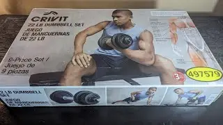 Crivit 22 lb dumbbell set review