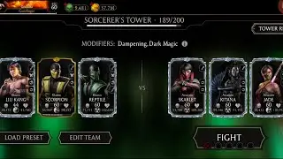 Fatal Sorcerer Tower 189 & 190 gameplay | mk mobile fatal sorcerer tower 189 , 190 @mkkombater