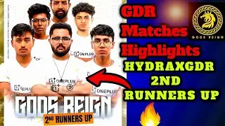 GDR Takes 2nd Runner Up😱 GDR CEGC Lan Power Performance 🔥 GDR Matches Highlights 