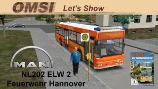 Let's Show OMSI [HD] - MAN NL202 - Feuerwehr (Preview | Download)