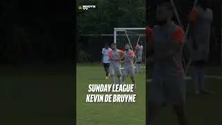 SUNDAY LEAGUE DE BRUYNE 🥜 #kevindebruyne #sundayleague #mancity