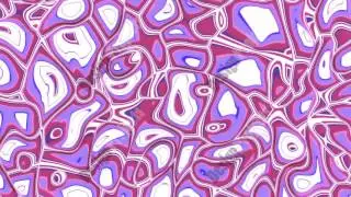 Abstract surreal background. Loop ready animation.