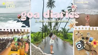 Rainy days in goa🌴🦀 || monsoon season || beaches 🌊