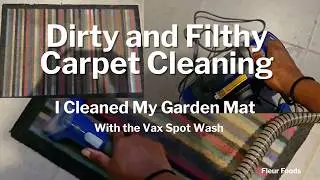 Dirty and Filthy Carpet Cleaning | I Cleaned My Garden Mat With the Vax Spot Wash Duo (POV Cleaning)