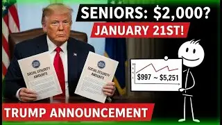 💸 Who Will Receive the $2,000 Stimulus Check on January 21? $2,000 For Social Security