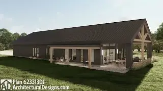 2700 Sq Ft Barndominium House Plan Tour!! House Plan 623313DJ - Architectural Designs